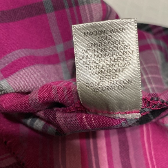 Christopher and Banks lightweight zipper jacket plaid size large - Picture 11 of 13